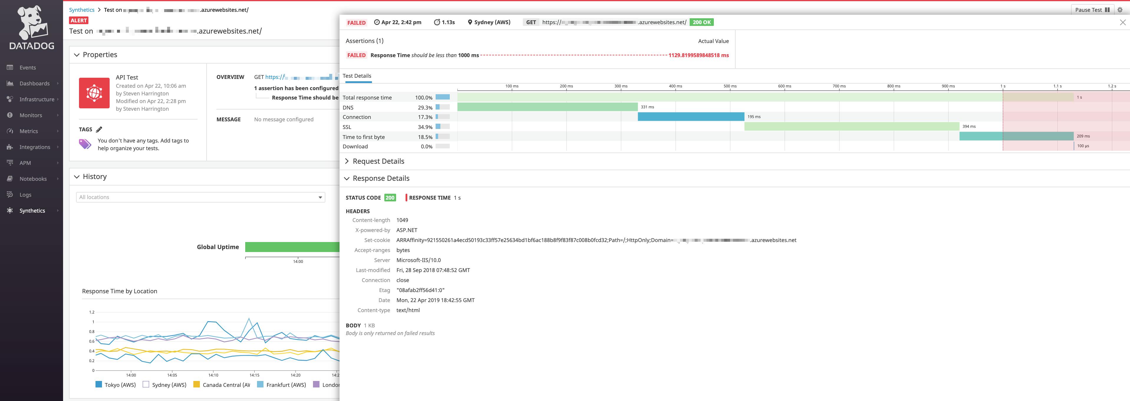 Canary releases with Azure Deployment Manager and Datadog Datadog