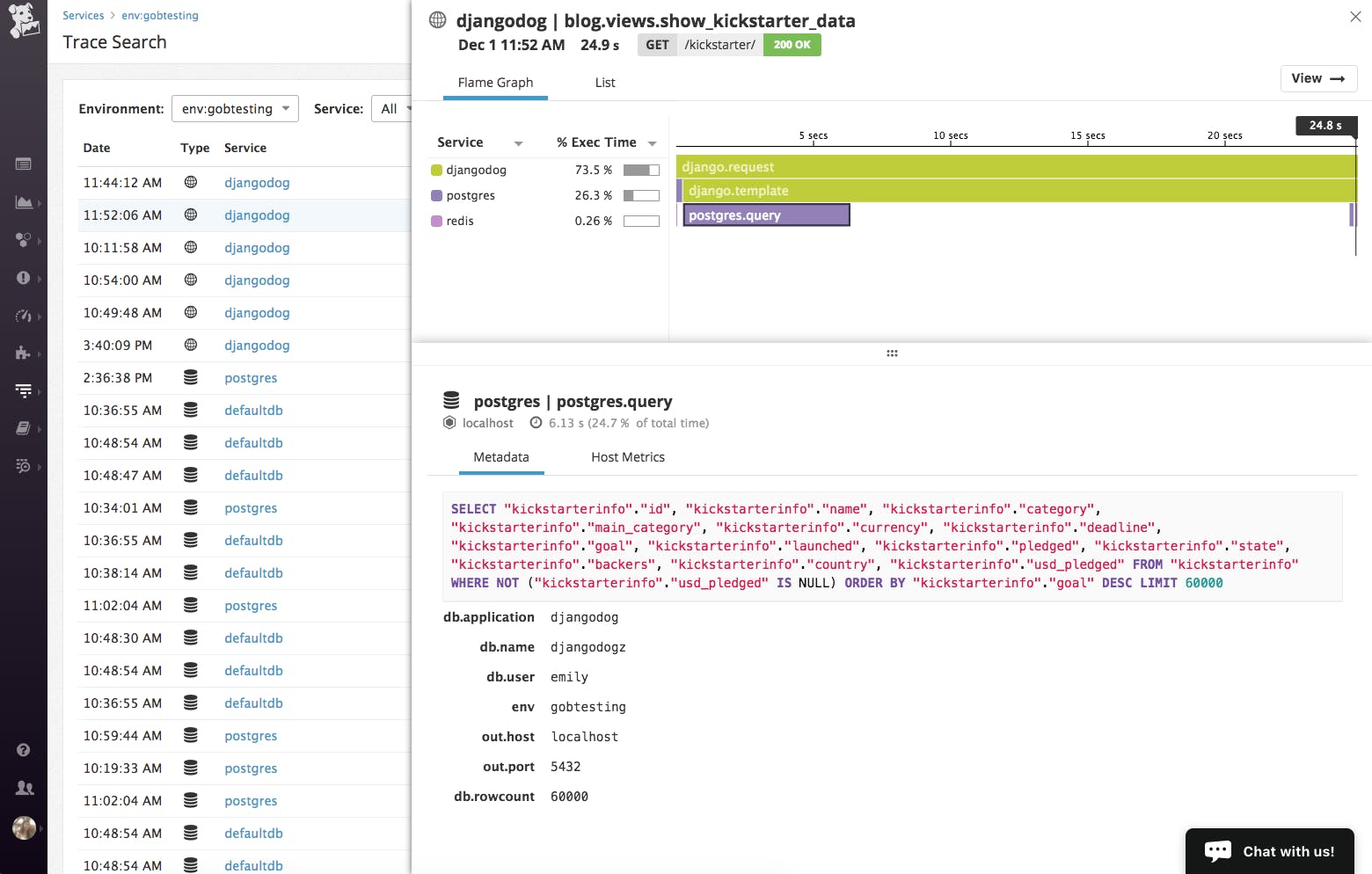 How to collect and monitor PostgreSQL data with Datadog